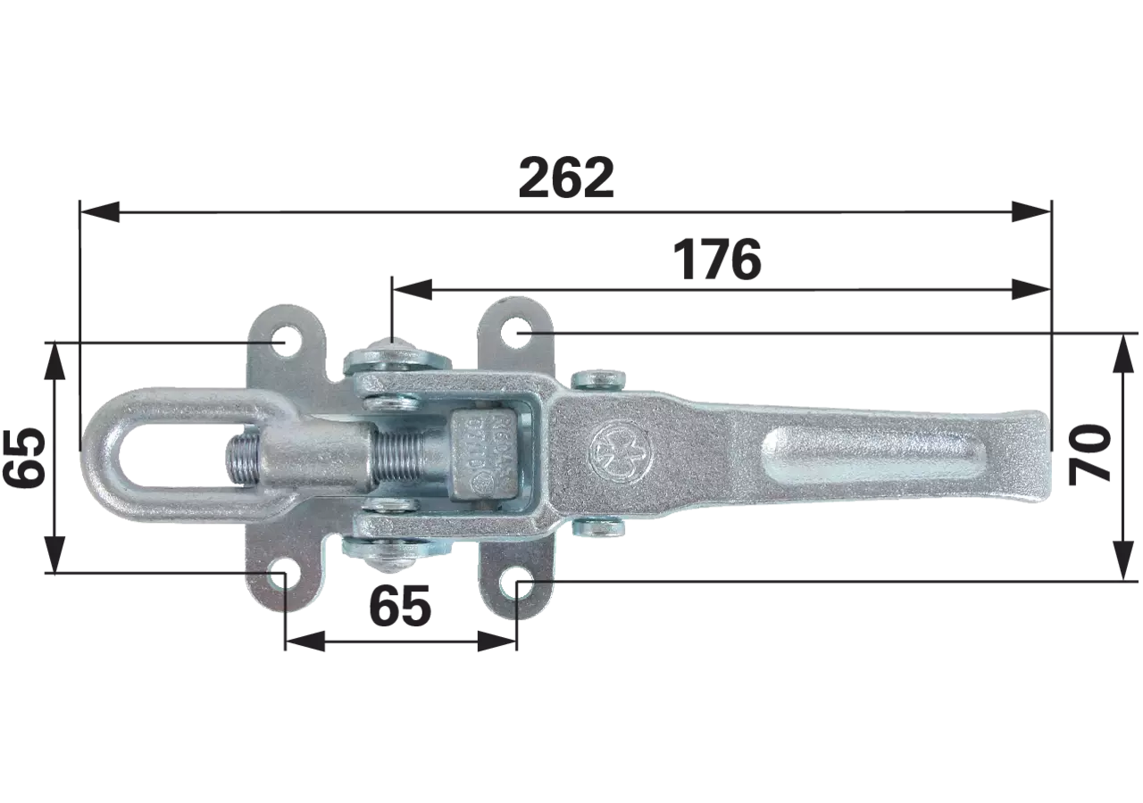 Exzenterverschluss mit integrierter Sicherung GartenShop24