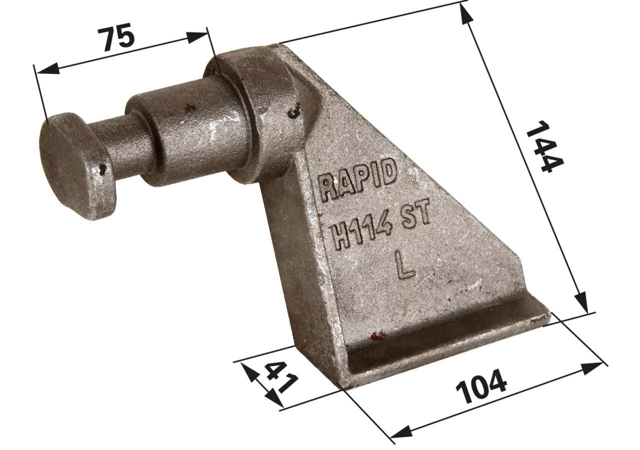 Pendelzapfen links, blank GartenShop24