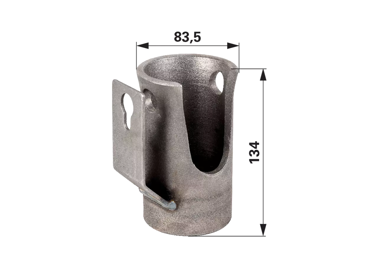 Kugelpfanne hinten, für Dm 60mm GartenShop24