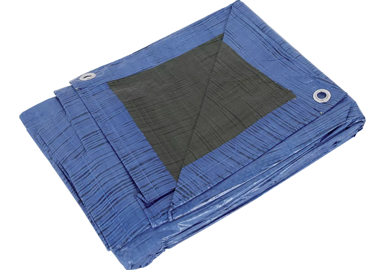 Abdeckplane Blau / Grün 2 x 3 m ca. 80 g / m² GartenShop24