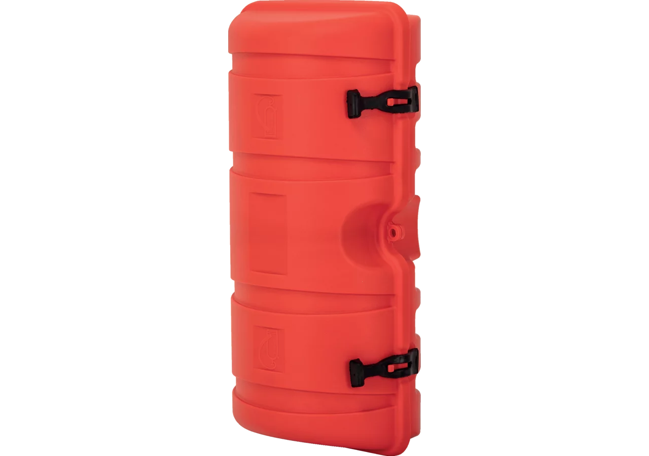 Feuerlöscherkasten für 6 kg Löscher, mit Zurrgurt DIN EN 12195-2 GartenShop24
