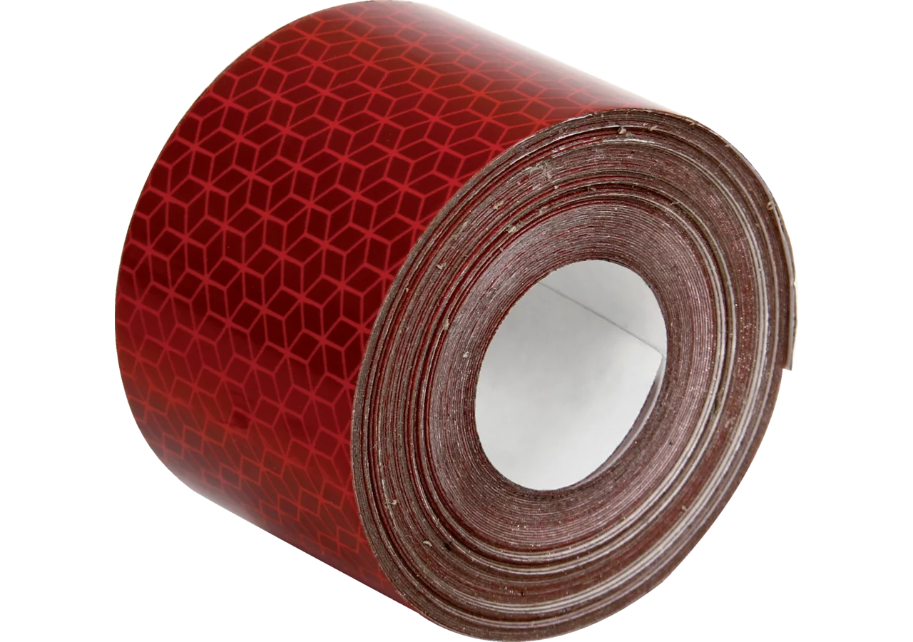 Reflexfolie Rot, Rolle 10 Meter, Breite 50 mm gemäß ECE104 GartenShop24