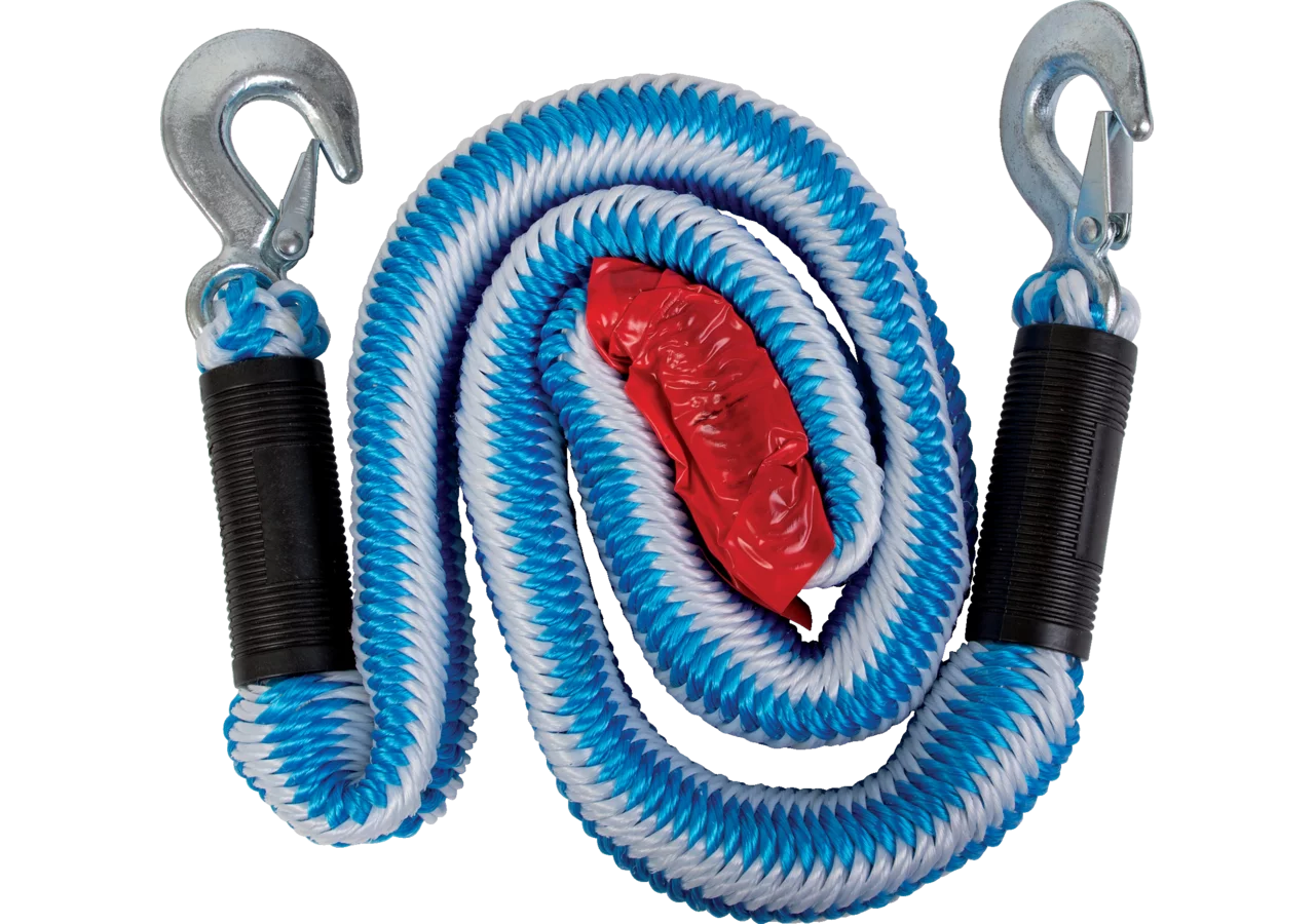 Abschleppseil mit Haken, Zuglast 2,5 t, Länge 1,75 - 4 Meter Stretch GartenShop24