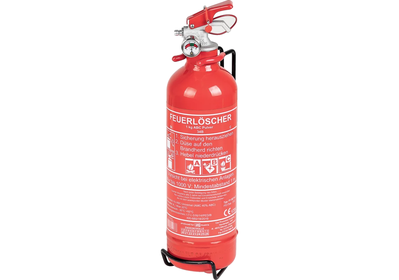 Feuerlöscher ABC Löschpulver, 1 kg GartenShop24