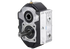 Stirnradgetriebe M7, 2:1 Wellenende Y 1 3/8-6Z Bondioli & Pavesi