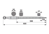 Frontladerzinke M27 x 1,5, 835 mm passend zu Mammut SHW