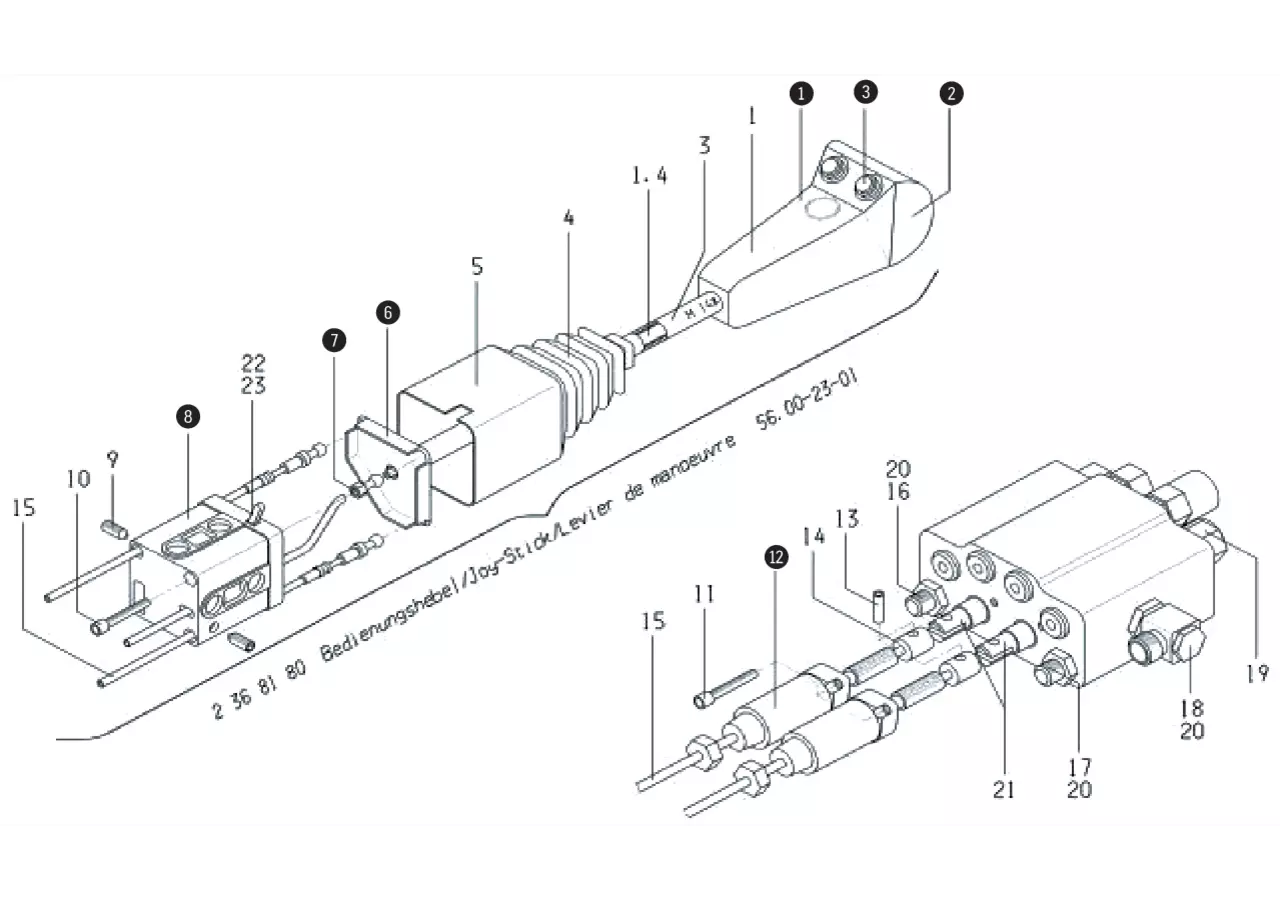 Druckschalter für Robust 1446870 Stoll