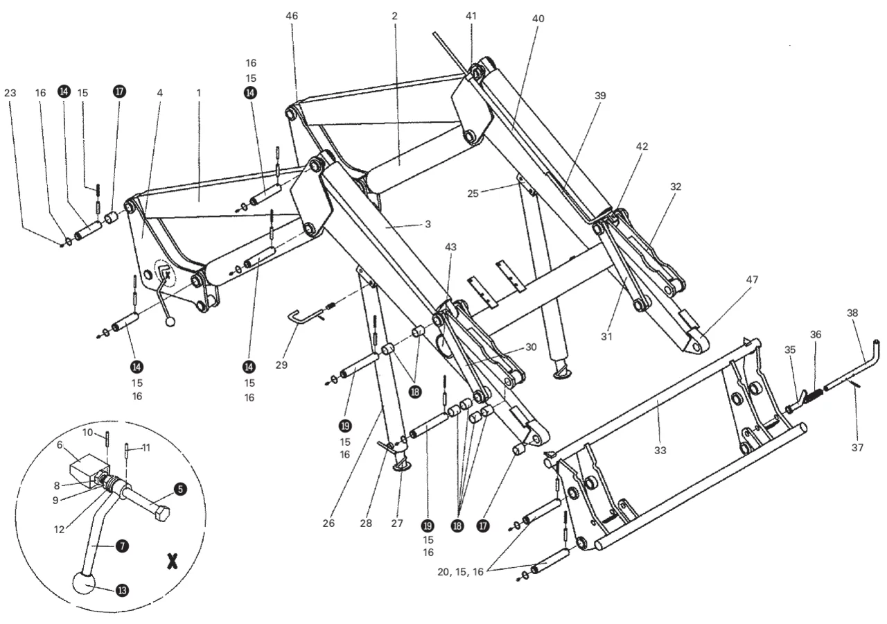 Kugelknopf Stoll 0443730 für Robust HE, HD, 0443730 Stoll