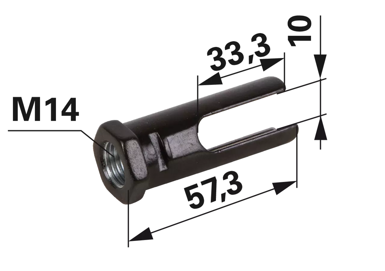 Griffadapter Joystick zu Robust FZ, 1430030 Stoll