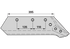 Wechselspitzschare rechts – passend für Kuhn 622134 iQparts