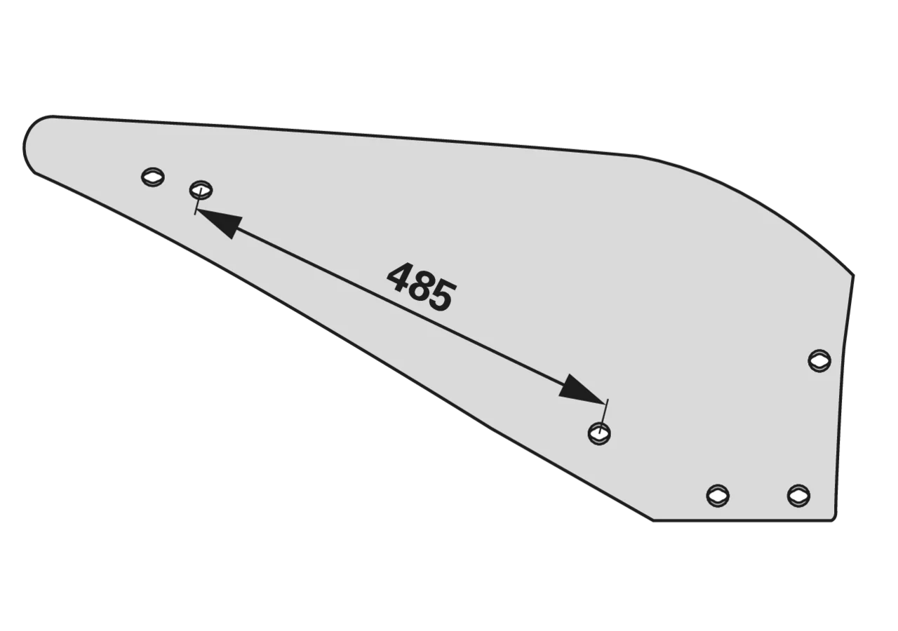 Mollblech rechts – passend für Kuhn 616074 GartenShop24