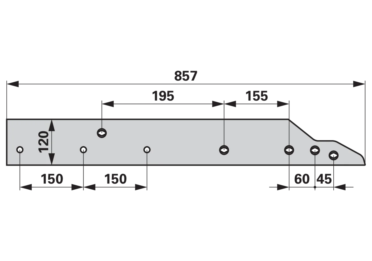 Anlage links – passend für Kuhn 279149 iQparts