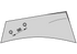 Strohleitblech links – passend für Kverneland 73-63301 iQparts