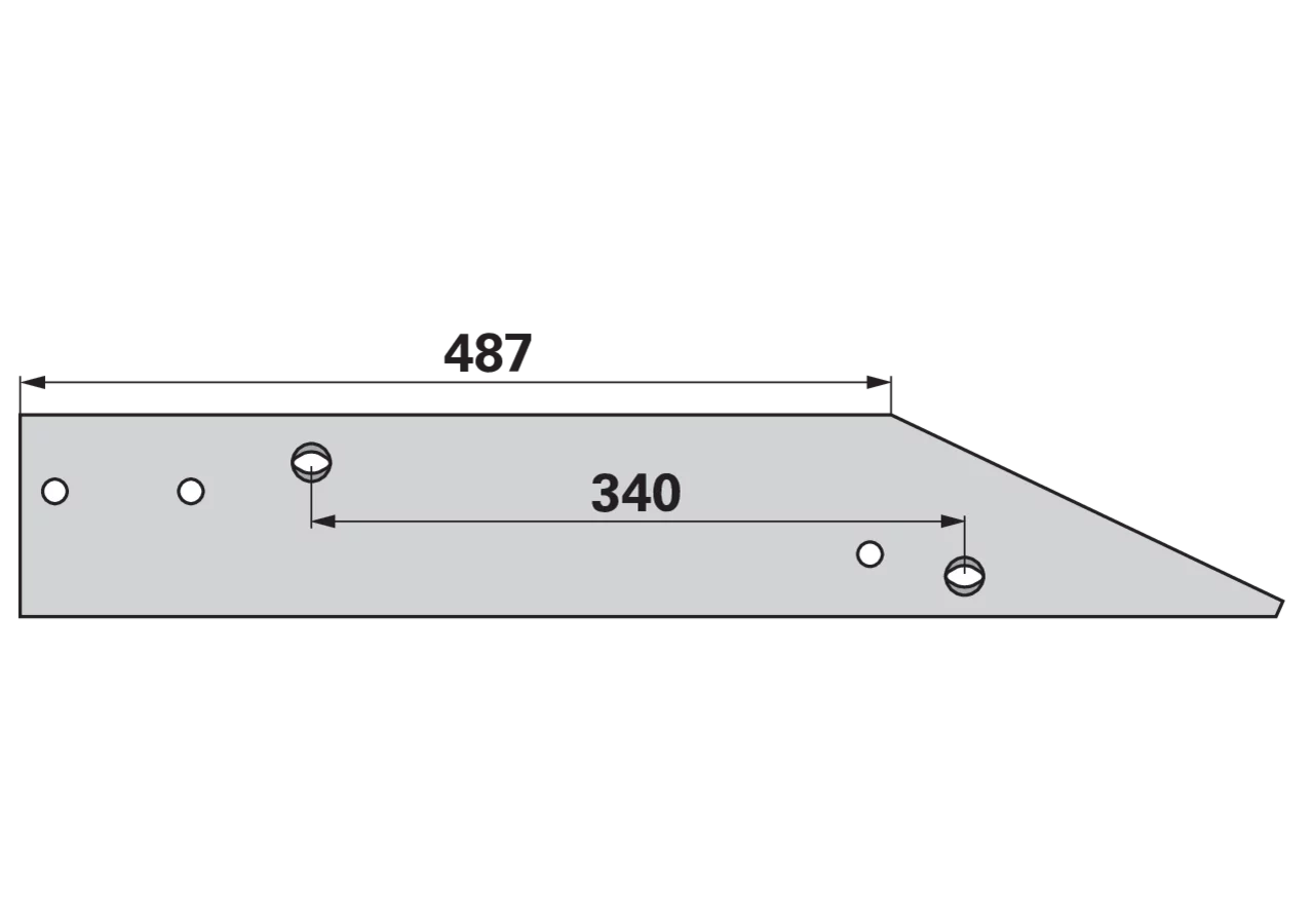 Anlage links – passend für Överum 165 96095 iQparts