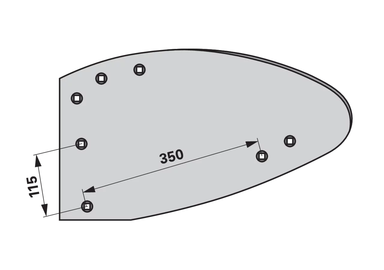 Mollblech links – passend für Rabe 2708.22.02 GartenShop24