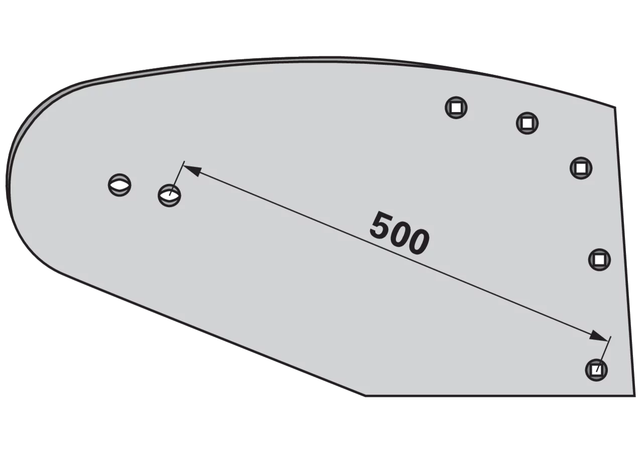 Mollblech rechts – passend für Rabe 2702.01.01 Mölbro