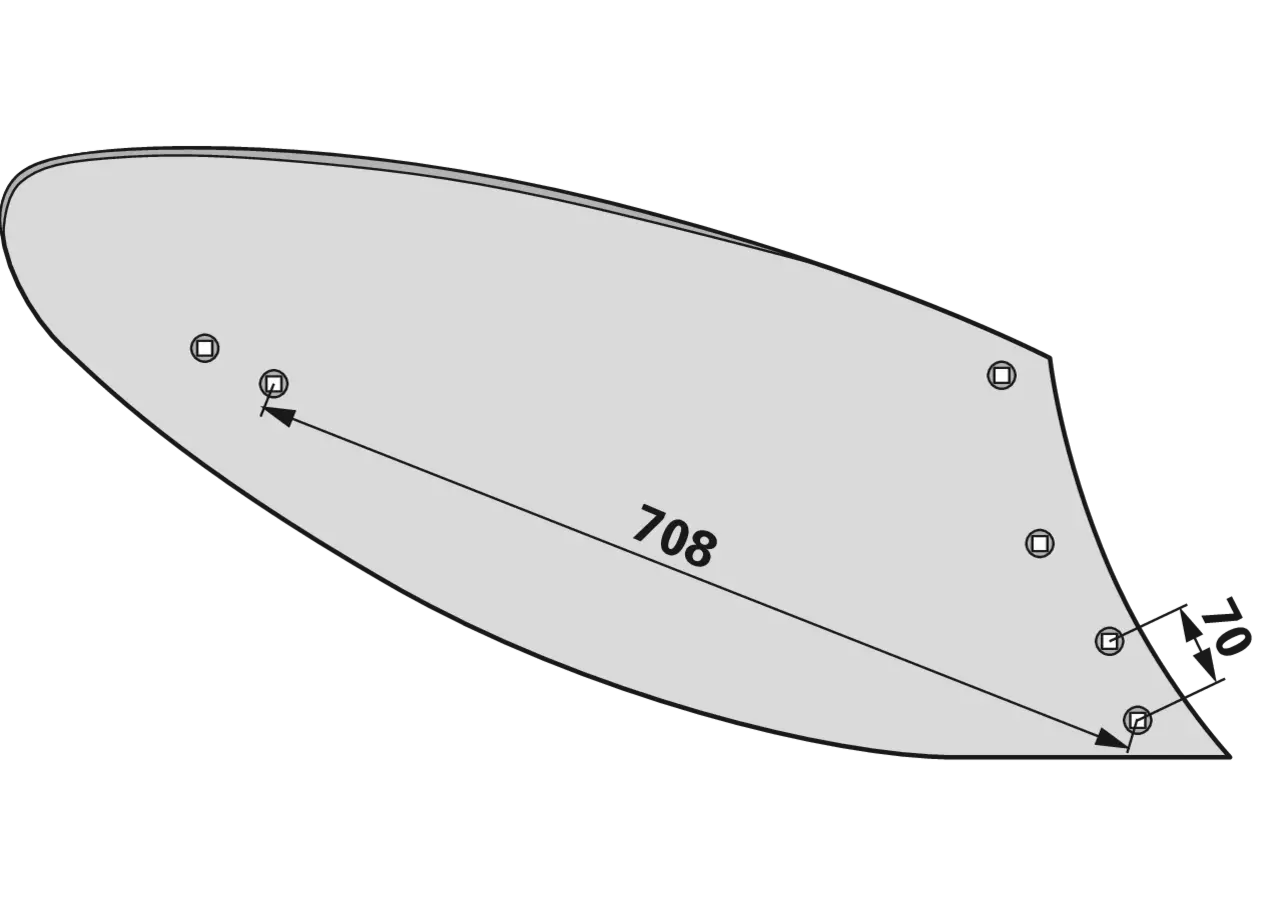 Mollblech rechts – passend für Regent 567.40.18 1 GartenShop24