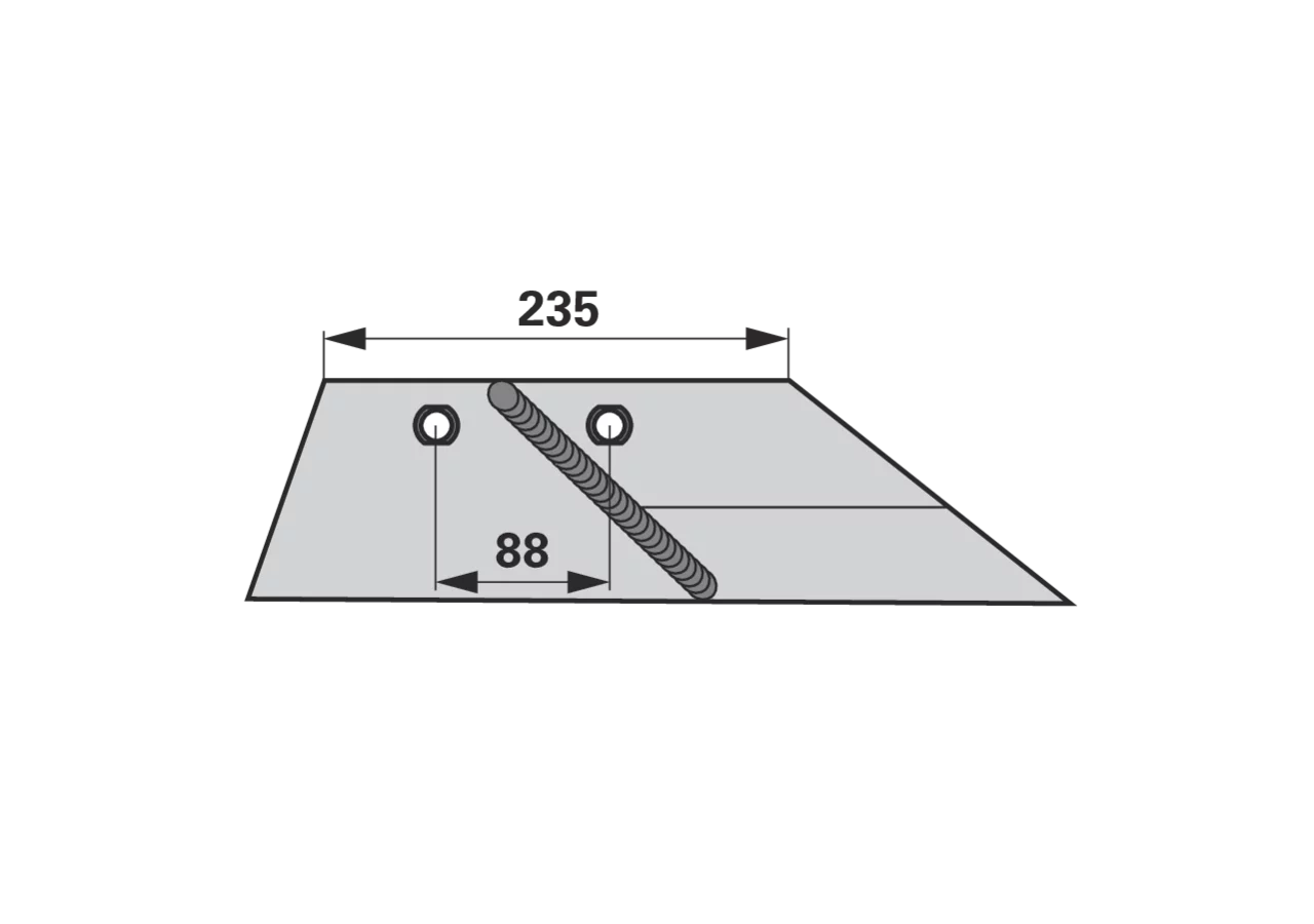 Spitzschare rechts – passend für Vogel & Noot P51.001.05 GartenShop24