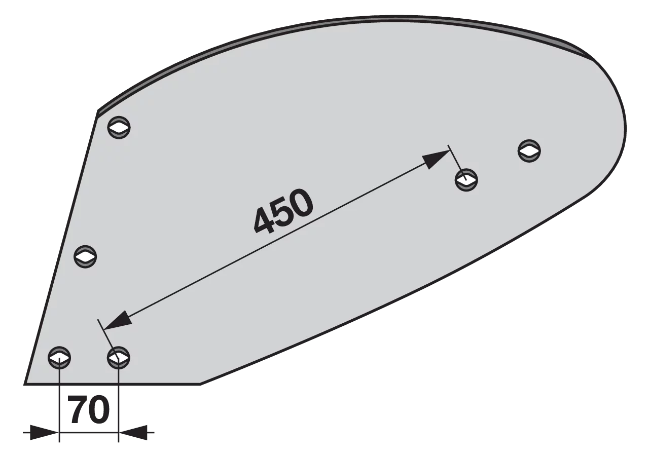 Mollblech links – passend für Vogel & Noot PK3.002.02 iQparts
