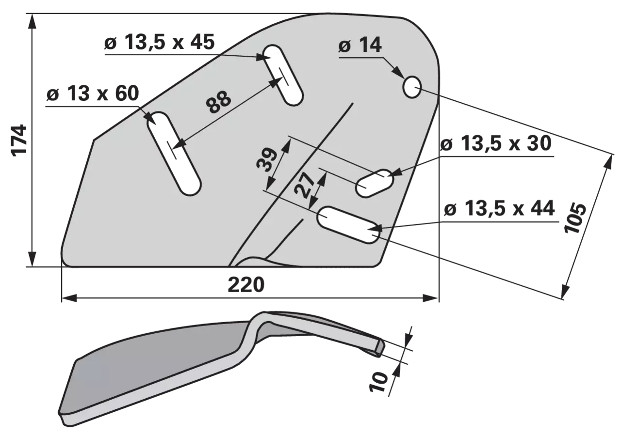 Einlegerhalter links – passend für Vogel & Noot LZ1.052.01 iQparts