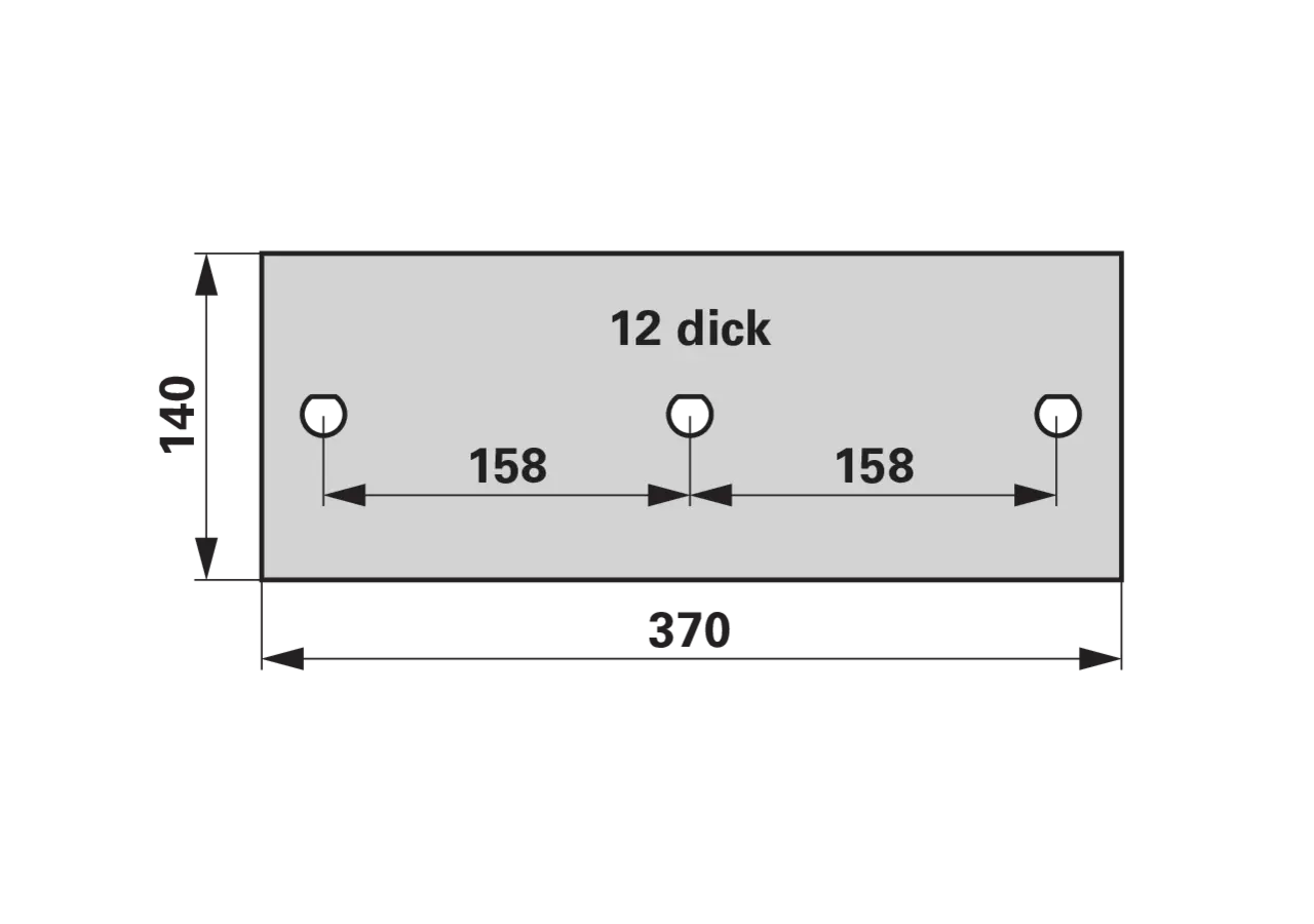 Anlage rechts und links – passend für Vogel & Noot PR7.030.02 iQparts