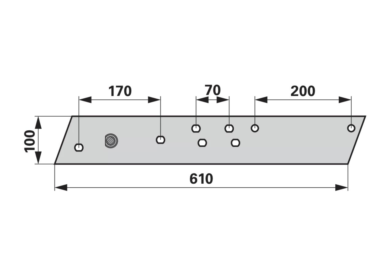 Anlage rechts, lang – passend für Vogel & Noot P89.036.01 iQparts