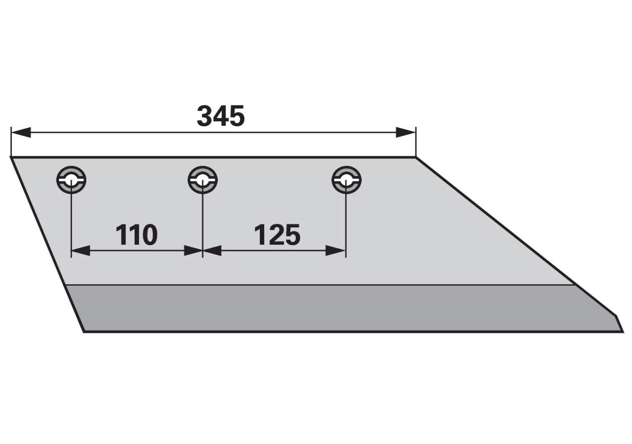 Scharblatt rechts – passend für Vogel & Noot NI024122 iQparts