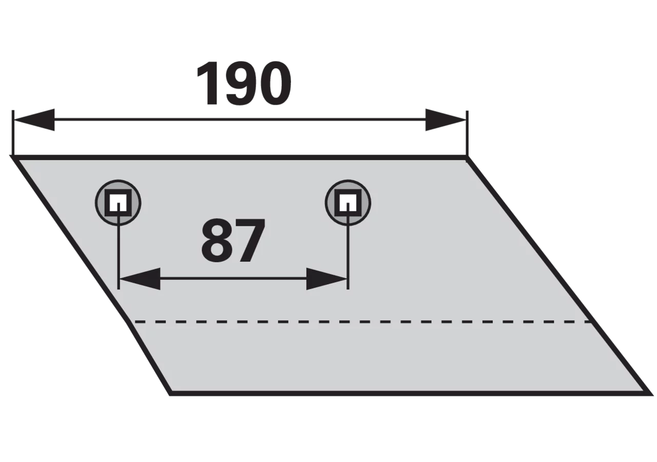 Vorschälerschare rechts – passend für Gassner 11 948 FRANK