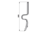 Spurlockererzinke 32 x 12 x 600 mm Bellota