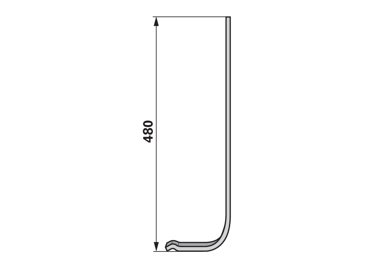 Verstärkungsfeder 480 mm GartenShop24