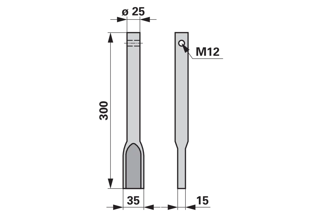 Schleppzinke 300 x 35 mm – passend für Dalbo 14350 GartenShop24