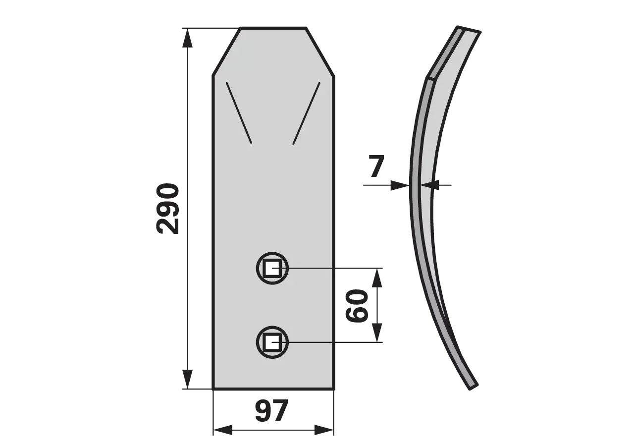 Mittelleitblech – passend für Regent 871.12.16 GartenShop24