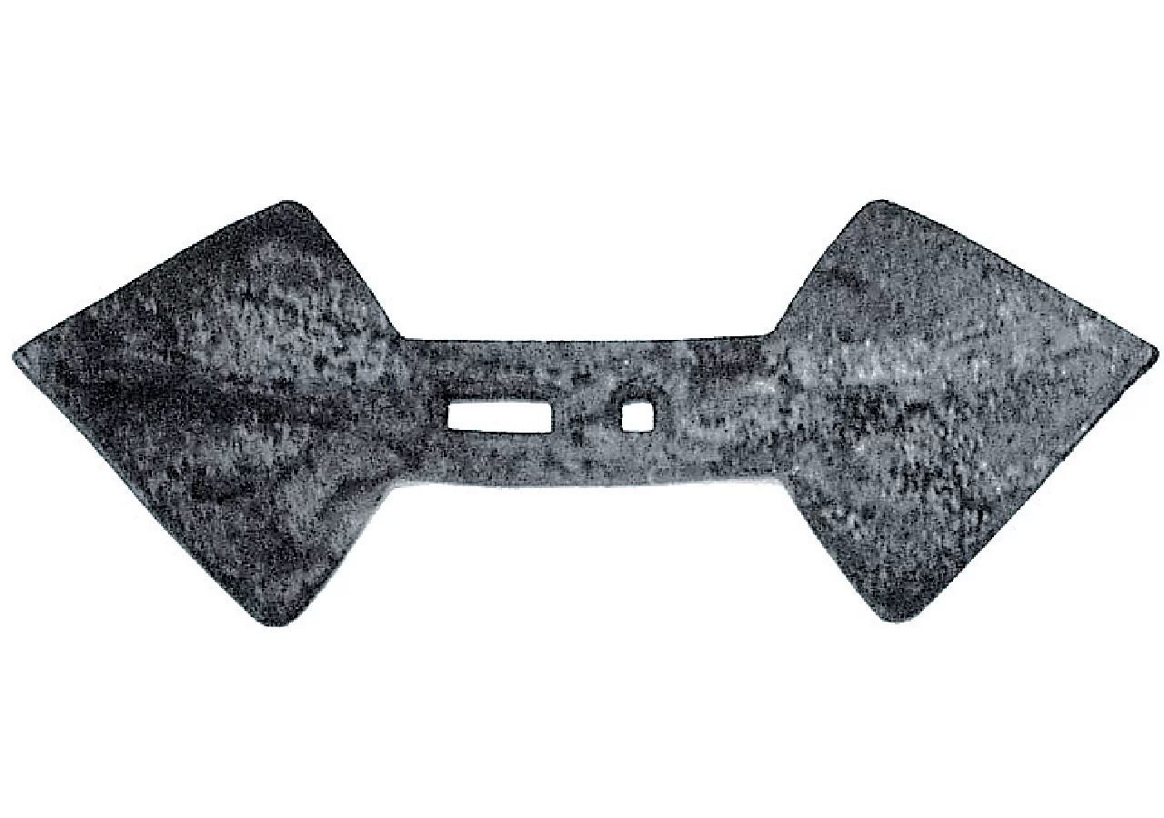 Doppelherzbreitschare 180 mm, Lochabstand 45-75 mm bpt