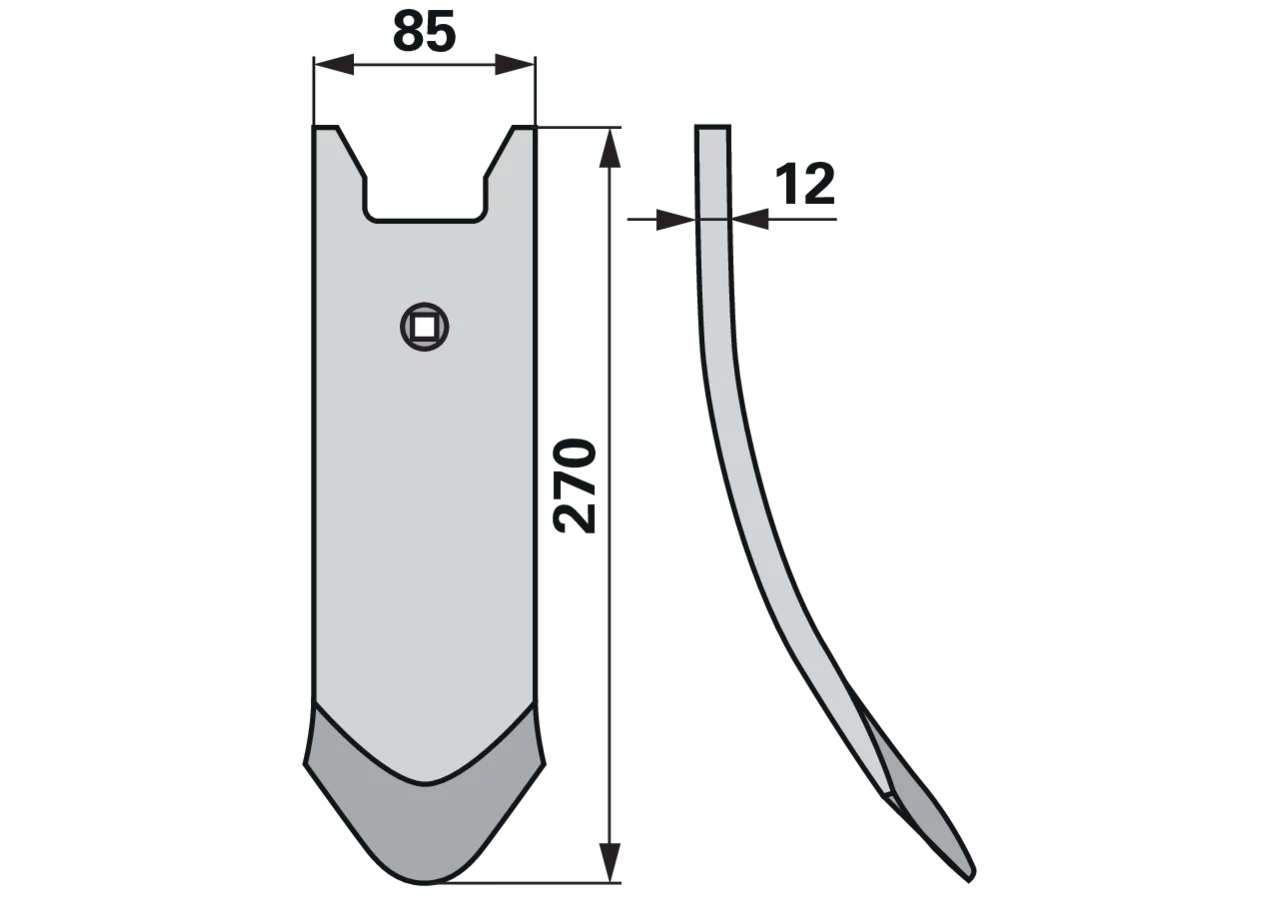Scharspitze – passend für Horsch 34060850 GartenShop24