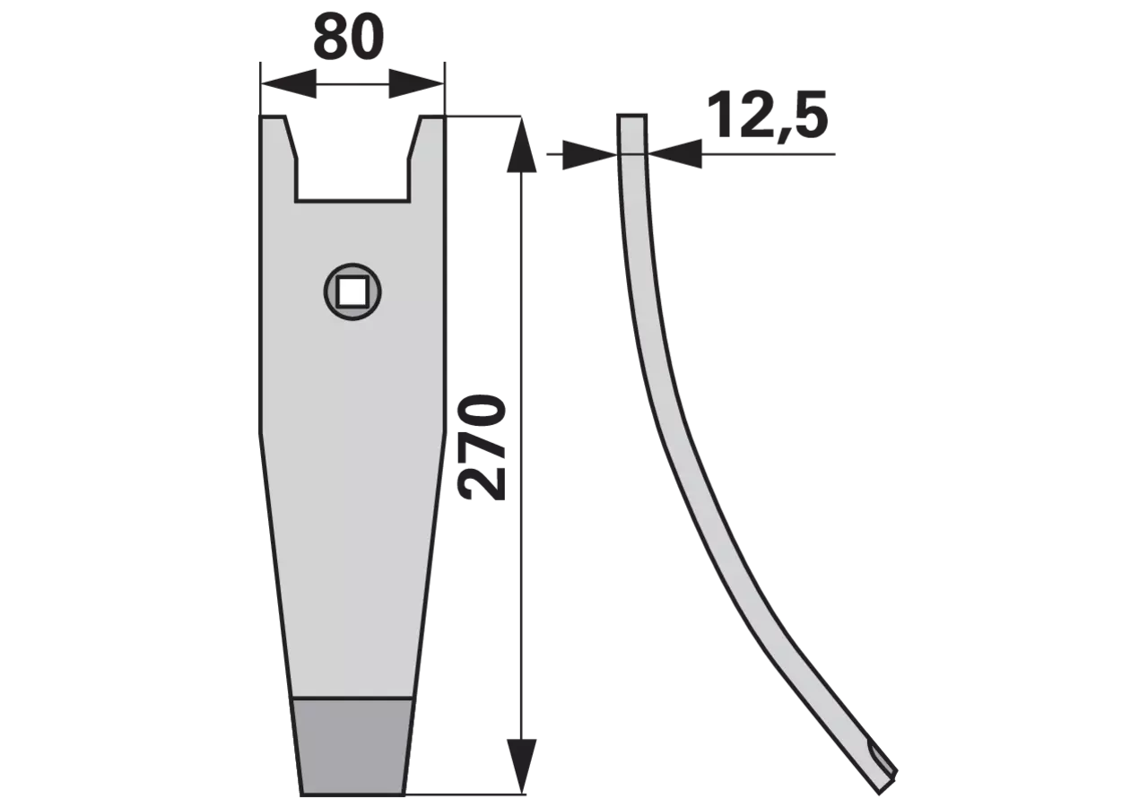 Scharspitze hartmetallbestückt Horsch 00310915 Bellota