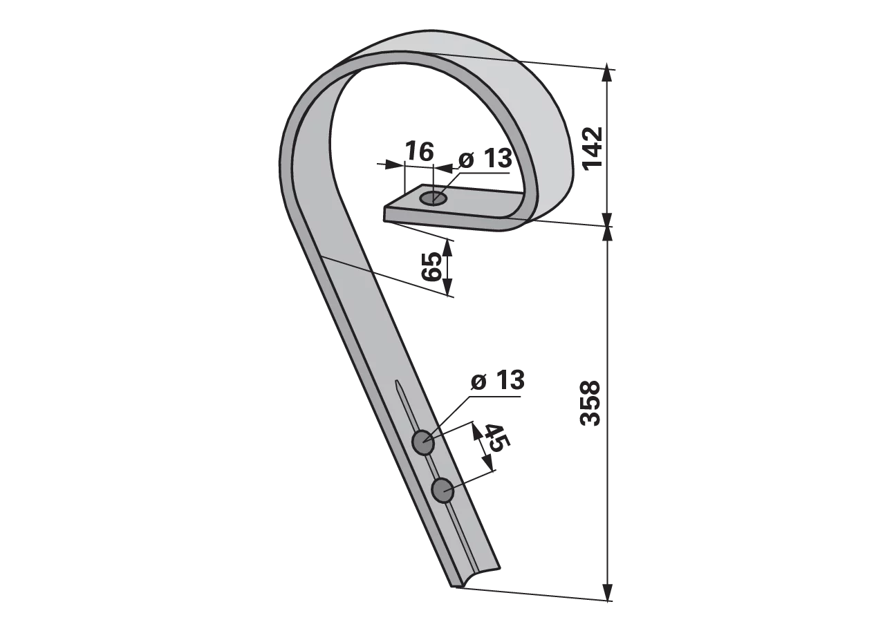 Schleppzinke – passend für Rabe 6246.61.01 GartenShop24