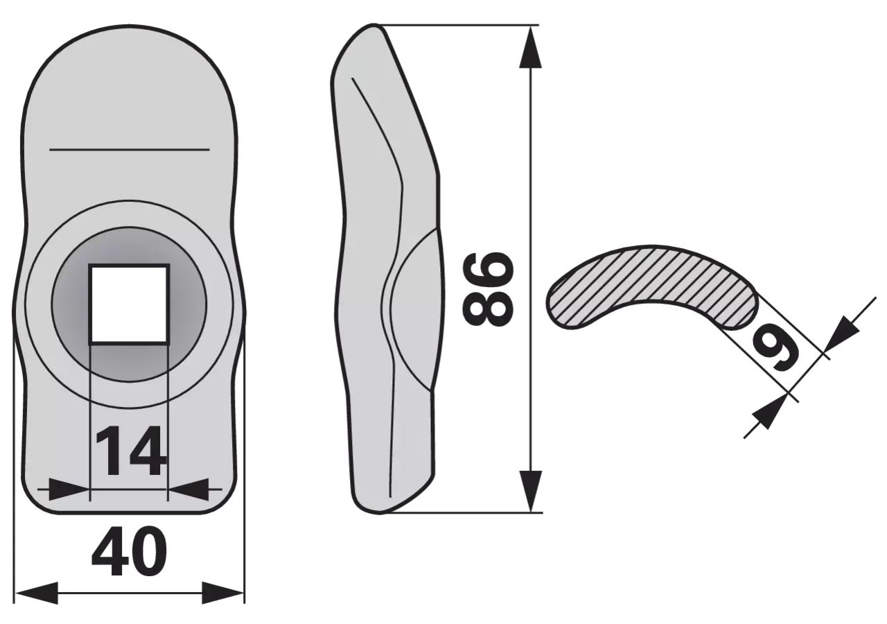 Scharhalter – passend für Rumptstad RS4311 GartenShop24