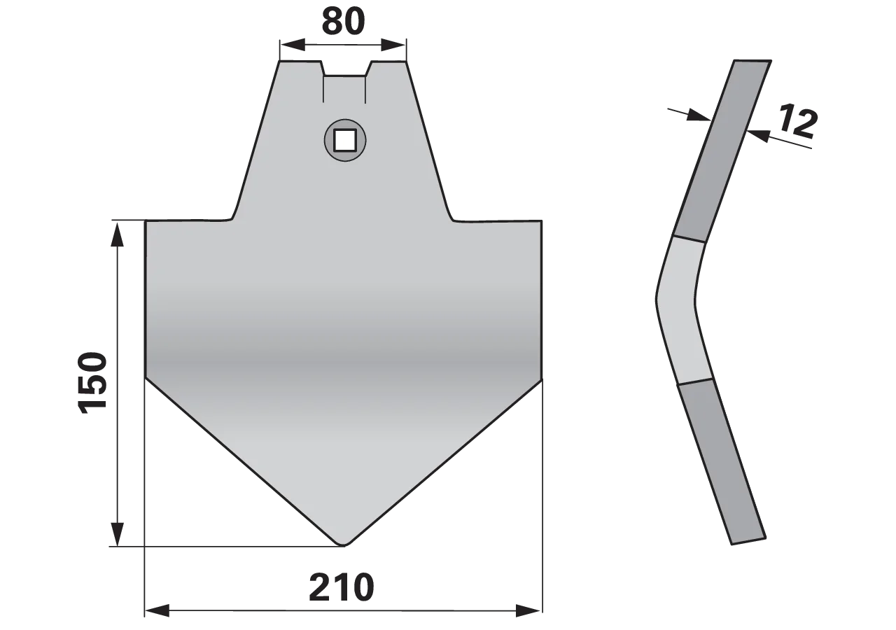 Vorschare – passend für Väderstad 454338-1 GartenShop24