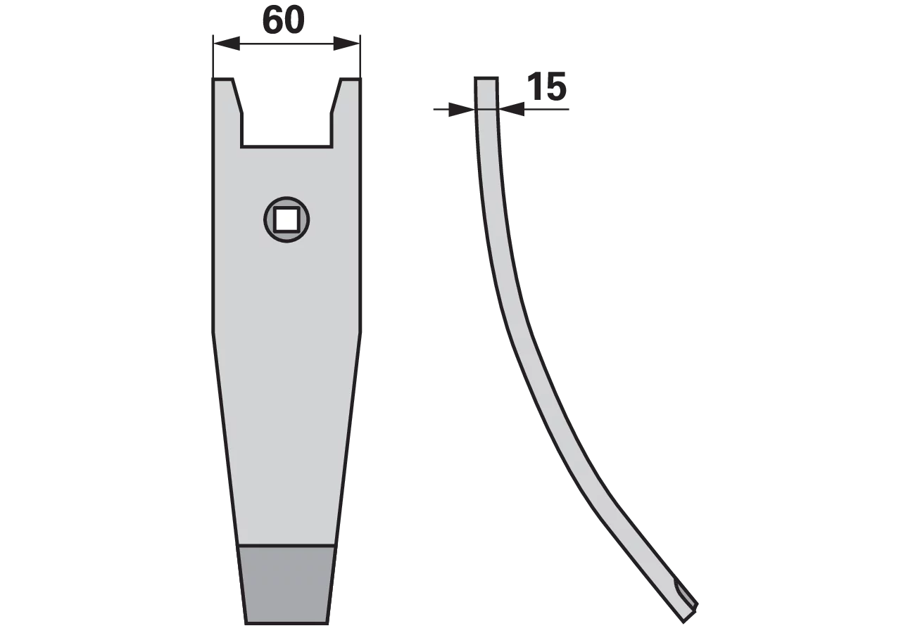 Spitze HM – passend für Bednar KM060289 iQparts