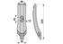 Scharspitze Hartmetall – passend für Horsch 00311514 AgriCarb