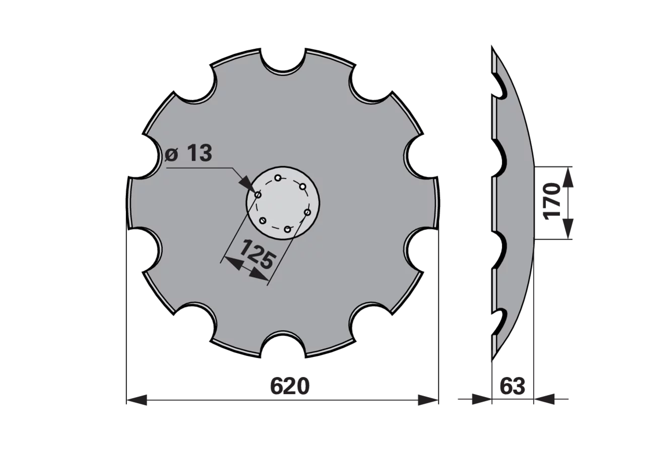 Eggenscheibe – passend für Horsch 00311103 GartenShop24