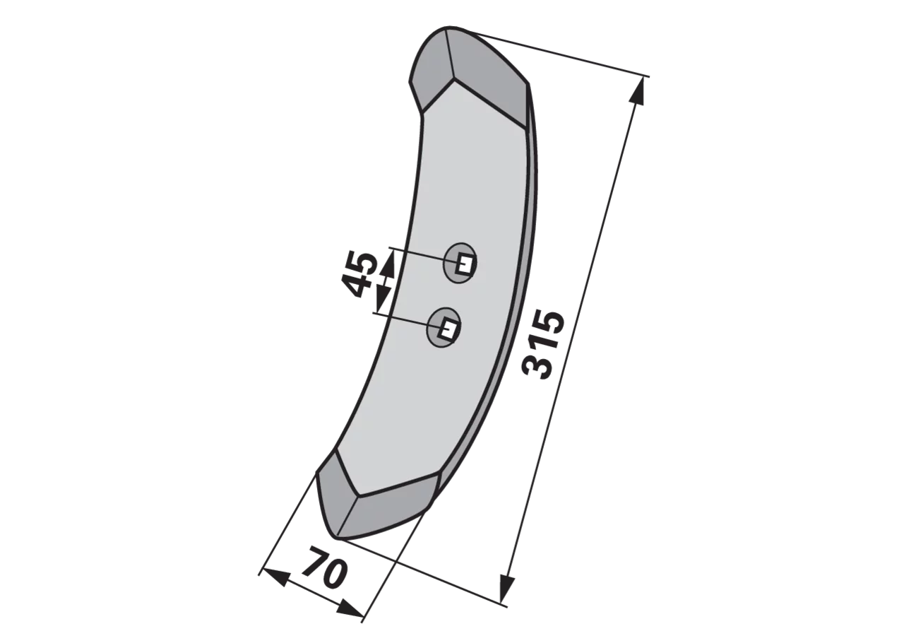 Vorschare – passend für Väderstad 301192-1 GartenShop24