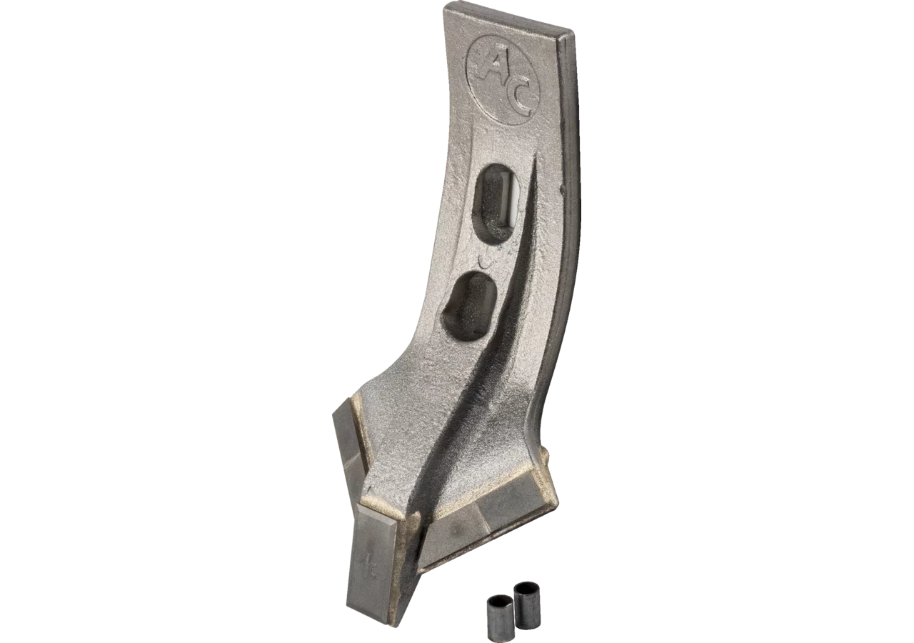 Scharspitze 330 x 80 x 15 mm, Hartmetall Lochabstand: 40 - 80 mm AgriCarb