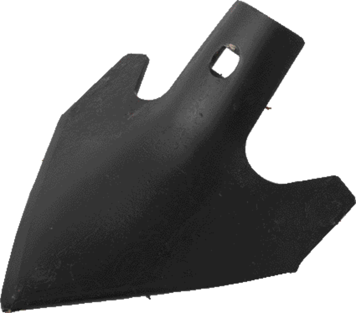 Hackschar 135 mm Steketee GV135 – Maßansicht 160 mm Länge, 75 mm Höhe