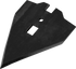 Hackschar Schmotzer 361615 – Detailansicht Lochdurchmesser 5,5 mm und Materialstärke 3 mm