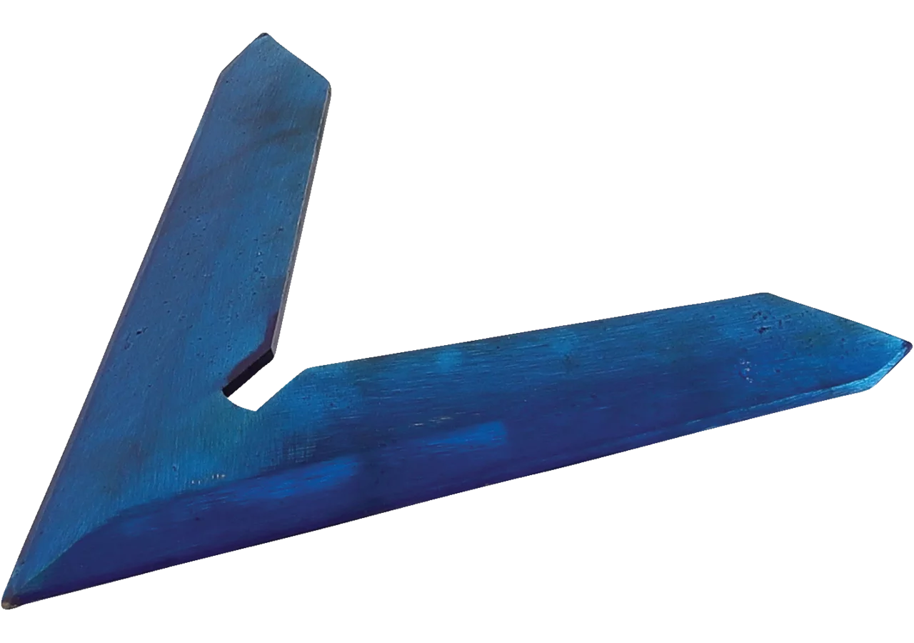 Hackschare 240 mm lose zum Anschweißen – Stärke 4 mm, Lochdurchmesser 10,5 mm