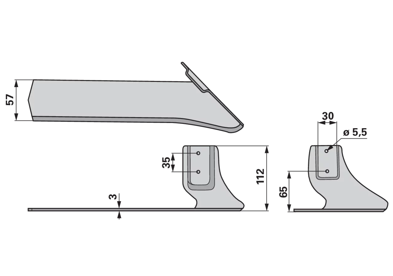 Winkelmesser rechts, 200 mm GartenShop24