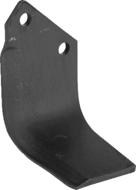 Bogenmesser rechts beschichtet Kuhn 52359010 – Seitenansicht, Stärke 10 mm