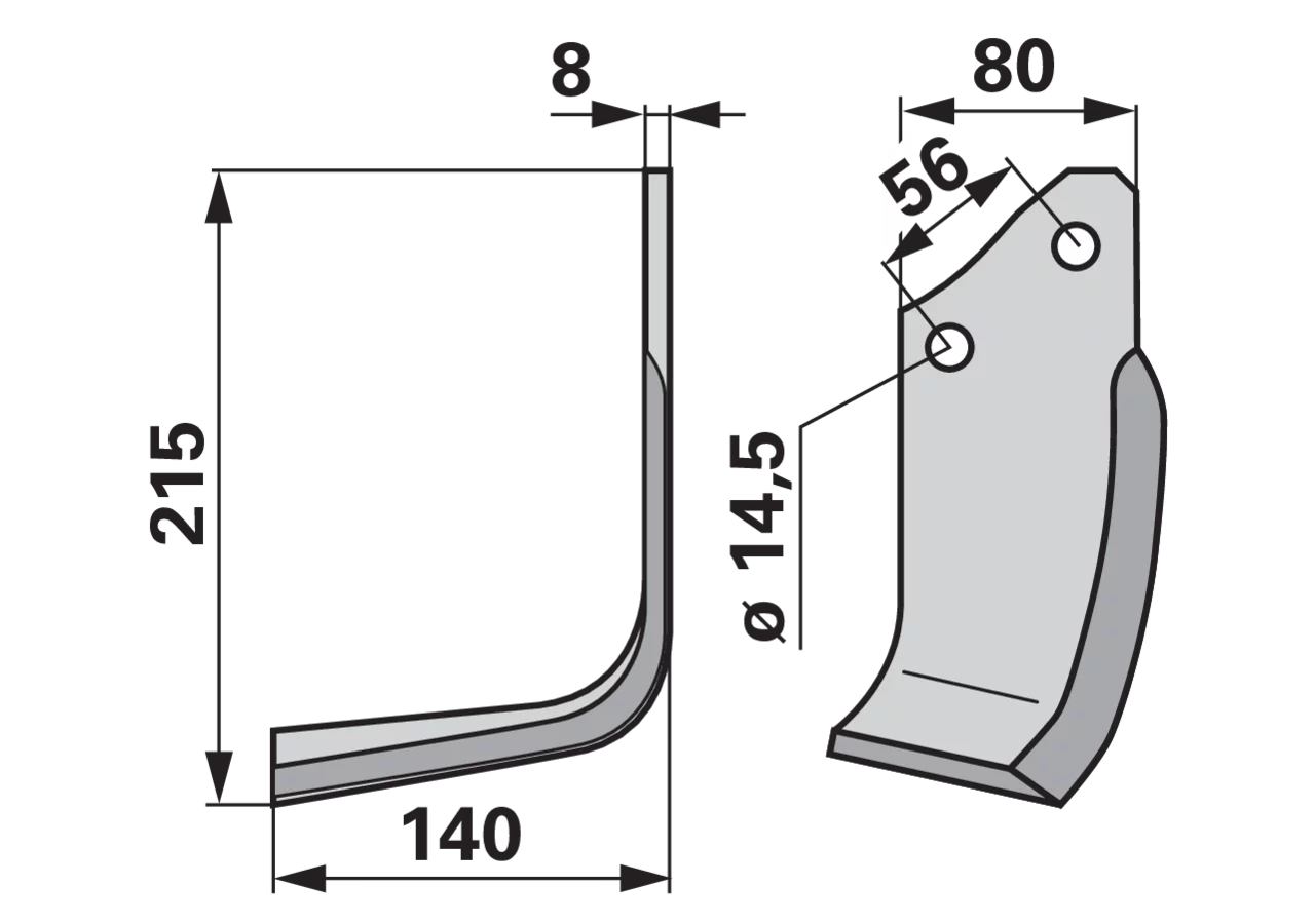Winkelmesser links anstelle von Maschio 01110429 GartenShop24 - Hochwertige Gartengeräte