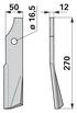 Fräsmesser rechts anstelle von Kuhn 51933800 GartenShop24 - Hochwertige Gartengeräte